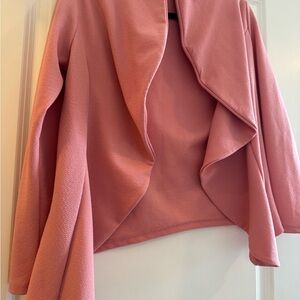 Pink slouched neck Cardigan Blazer size L